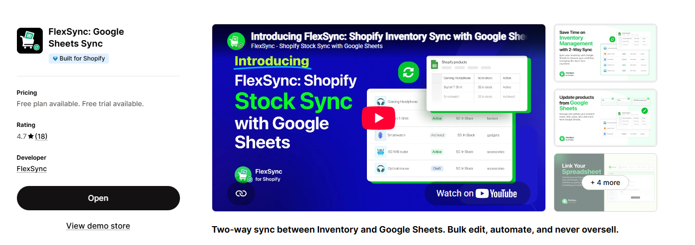 FlexSync- Google Sheet Sync