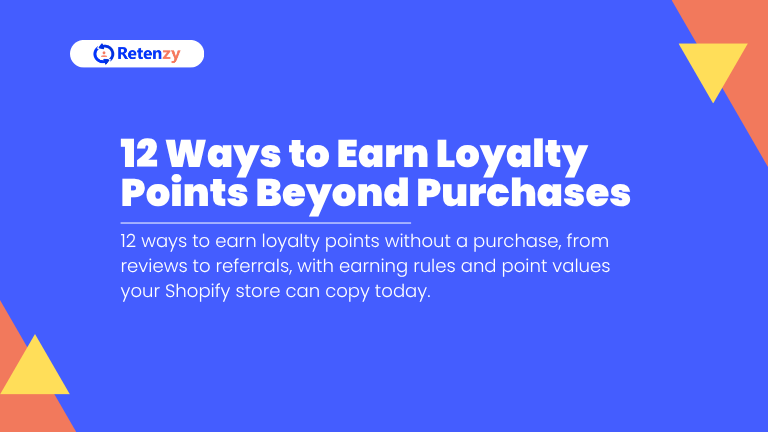 Earn loyalty points